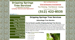 Desktop Screenshot of drippingsprings.austintreeremoval.net