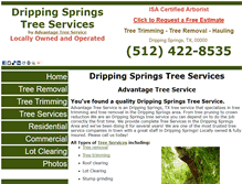 Tablet Screenshot of drippingsprings.austintreeremoval.net