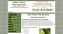 Desktop Screenshot of laketravis.austintreeremoval.net