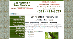 Desktop Screenshot of catmountain.austintreeremoval.net